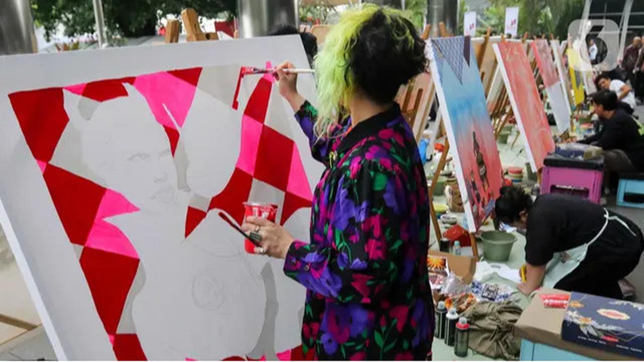 Melalui Guratan Kuas, 20 Seniman Lukis Tumpahkan Kritik Perilaku Korup