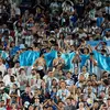 Inggris Desak FIFA Selidiki Aksi Spanduk Malvinas Pemain Argentina