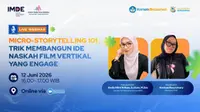 Kolaborasi IMDE dan Frans Seda Foundation Hadirkan Webinar "Micro-Storytelling 101" untuk Generasi Kreatif Era Film Vertikal