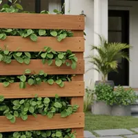 Model Pagar Kayu dengan Tanaman Hijau Bebas Ular (Image by Gemini AI)