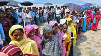 Selama enam pekan, mulai dari 19 April hingga 4 Juni 2024 mendatang, India menggelar pemilu. (Biju BORO/AFP)