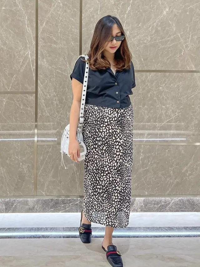 Potret OOTD Winona Adik Nikita Willy saat hamil besar. (Foto: Instagram/ nonawilly16).