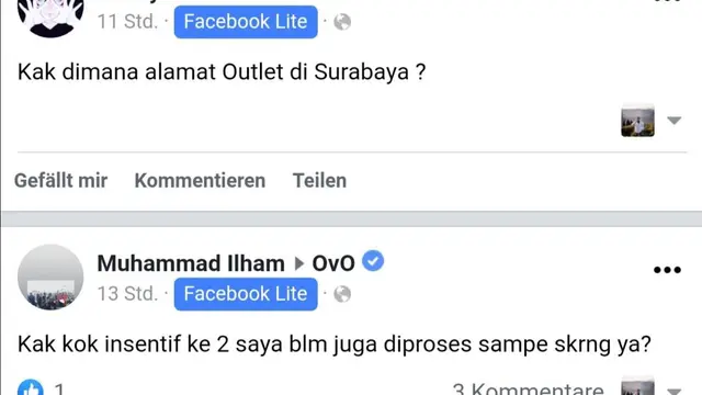 Keluhan warganet