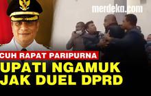 VIDEO: Bupati Sikka Ajak Duel Anggota DPRD saat Ricuh Rapat Paripurna