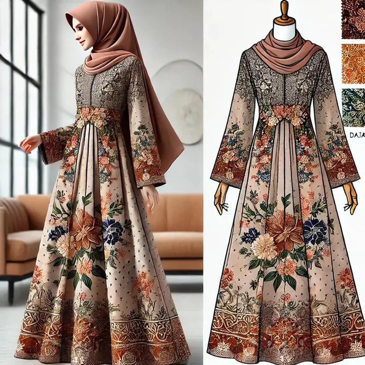 5 Tren Model Gamis Brokat Terbaru 2025, Tampil Anggun dan Stylish di Acara Spesial