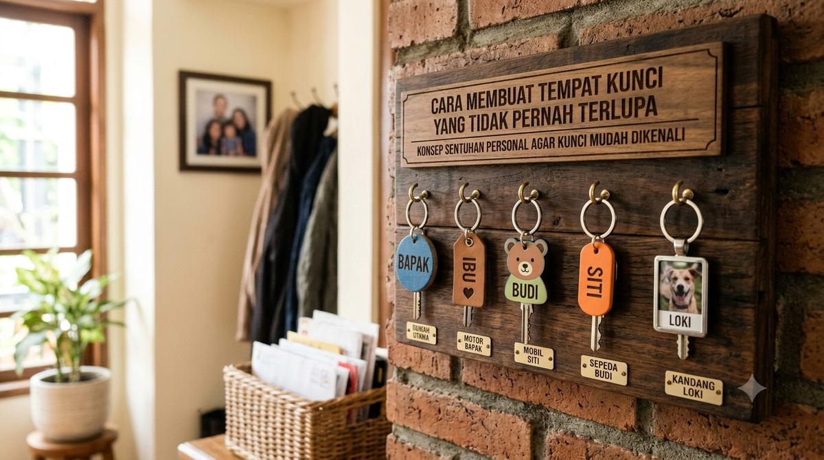 Cara Membuat Tempat Kunci yang Tidak Pernah Terlupa/AI Generated