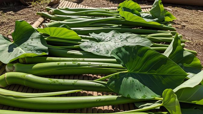 5 Langkah Jitu Olah Lompong Batang Talas: Pasti Enak dan Bebas Gatal