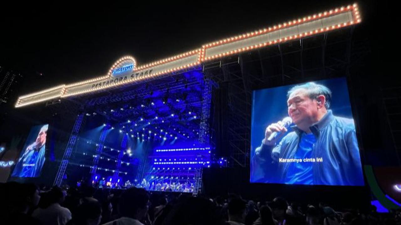 Dapat Sambutan Positif, Ini Daftar Lagu yang Dinyanyikan SBY di Panggung Pestapora 2024