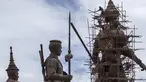 Tampak beberapa patung perunggu para Raja masa lalu Thailand telah berdiri kokoh di Taman Ratchapakdi, Hua Hin, Thailand , Rabu (5/8/2015).  Proyek ini diperkirakan menelan biaya sekitar 700 juta baht ( $ 19.900.000 ). (REUTERS/Athit Perawongmetha)