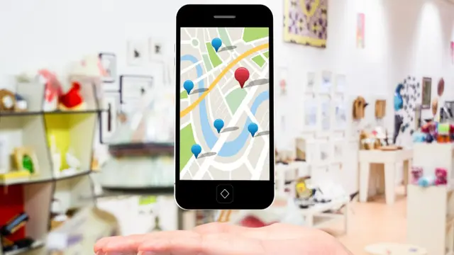 Ilustrasi google maps suatu lokasi bisnis (Foto: freepik/creativeart)