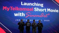 MyTelkomsel bersama SinemArt resmikan 4 short movie dengan format layar vertikal pada Kamis (07/08).
