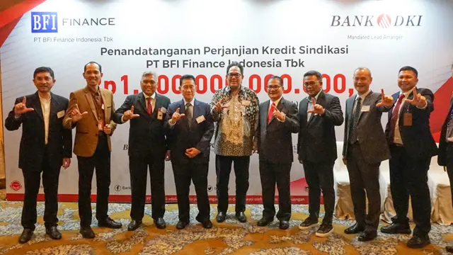 Tumbuh Positif, Bank DKI Pimpin Kredit Sindikasi untuk BFI Finance 
