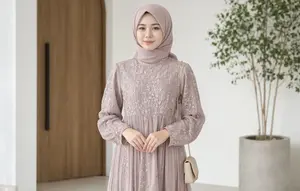 8 Rekomendasi Ide Padu Padan Gamis untuk Pengajian Maulid Nabi 2026, Elegan untuk Semua Usia