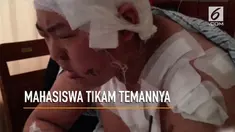 Seorang pemuda menyerang temannya karena merasa dihina.