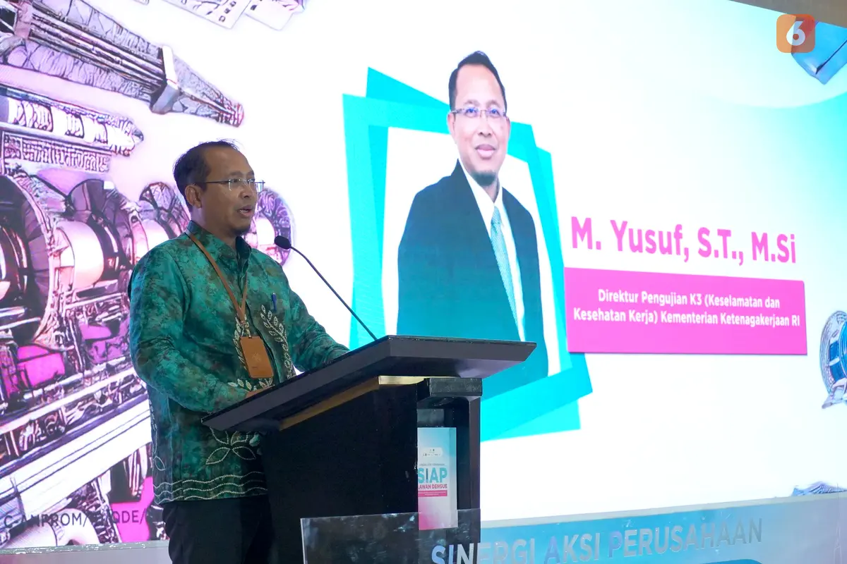 Direktur Bina Pengujian K3 Kemenaker, M. Yusuf, S.T.,M.Si (Foto: Aditya Eka Prawira/Liputan6.com)