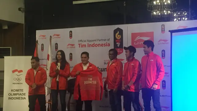 Perusahaan Tiongkok Suplai Seragam Kontingen Indonesia di Asian Games