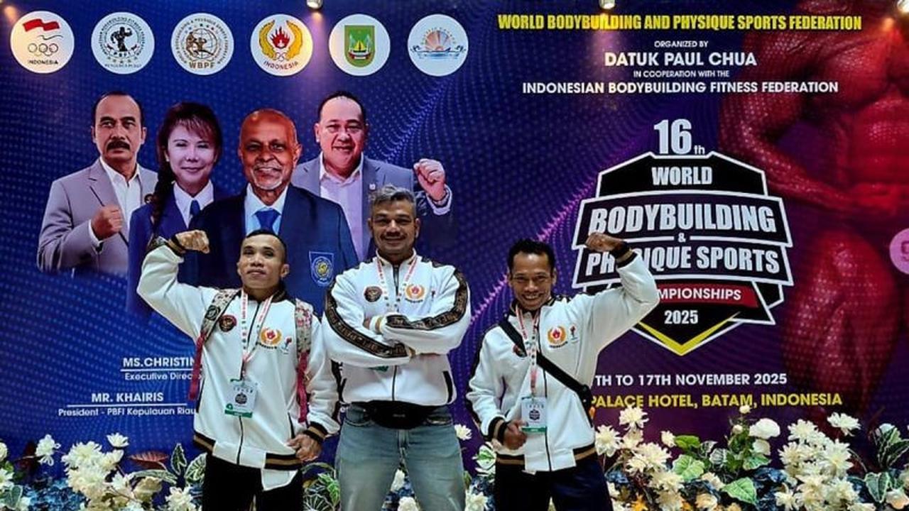 Dua Atlet Binaraga Jakarta Raih Perunggu di Kejuaraan Dunia 2025