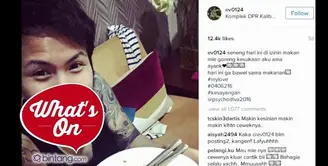 Caption foto Evelyn di Instagram, ternyata membuat para netizen menduga istri Aming tengah hamil muda. Apakah benar Evelyn sedang mengandung?