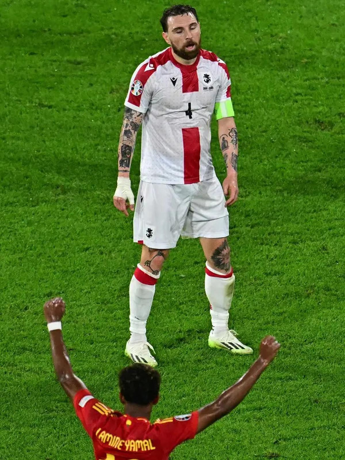 Kemenangan atas Georgia mengantar Spanyol lolos ke delapan besar Euro 2024. (Tobias SCHWARZ/AFP)
