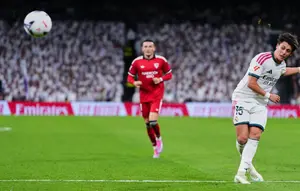 Hasil Pertandingan Liga Spanyol: Real Madrid Hajar Sevilla, Mbappe Brace