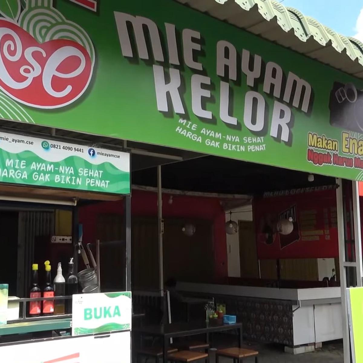 Mi ayam kelor di Mojokerto