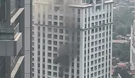 Kebakaran Apartemen Pavilion Jakpus, Damkar Sisir Korban Terjebak