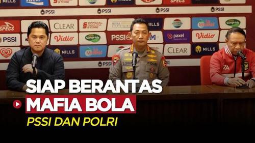 VIDEO: Ketua PSSI, Erick Thohir Bekerjasama dengan Polri untuk Berantas Mafia Sepak Bola