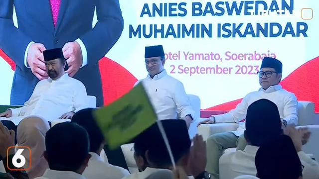 Anies Baswedan dan Muhaimin Iskandar mendeklarasikan diri mereka sebagai calon presiden dan wakil presiden di Pemilu 2024 mendatang.