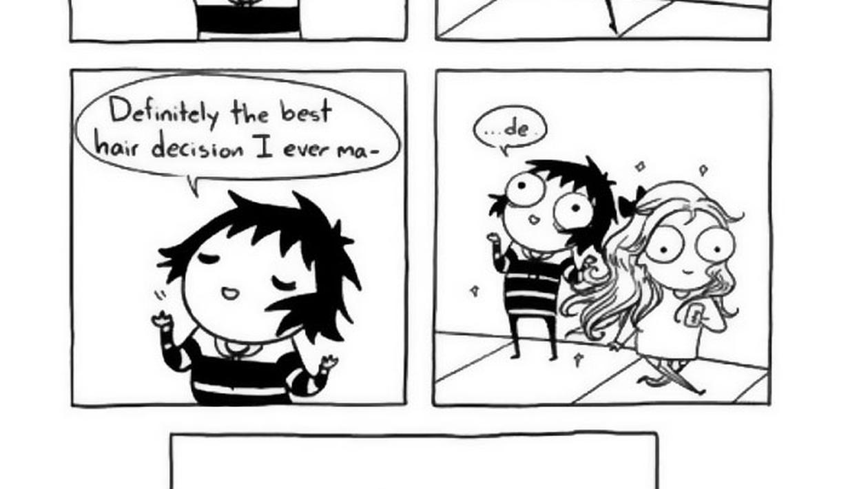 Komik Lucu Berbagai Masalah Rambut Yang Cuma Bisa Dipahami Wanita