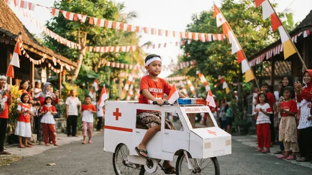 Hiasan Sepeda 17 Agustus
