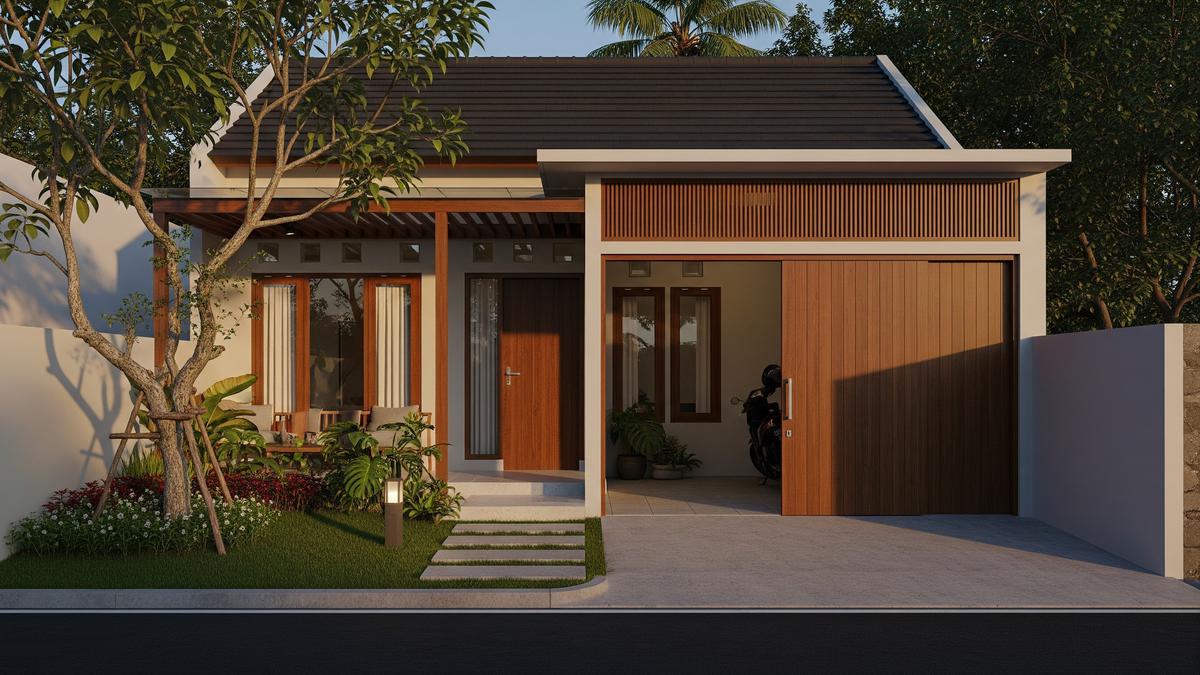 8 Desain Garasi Terbuka yang Cocok untuk Rumah Mungil, Aman dan Anti Sesak