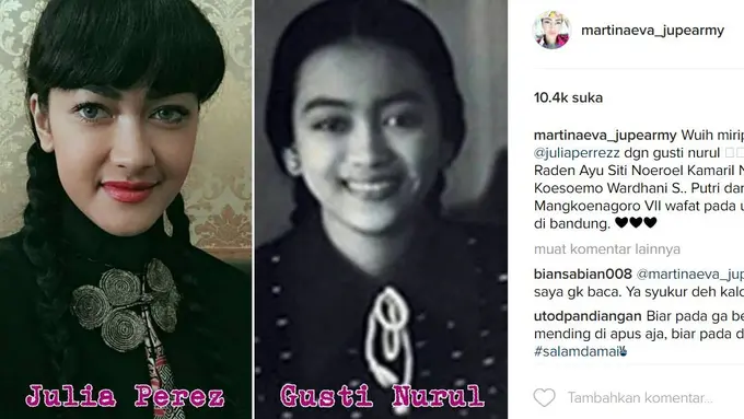 [Bintang] Julia Perez dan Gusti Nurul