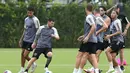 Seperti diketahui Lionel Messi resmi diperkenalkan sebagai pemain baru Inter Miami pada Senin (17/7/2023) pagi WIB. (AP Photo/Lynne Sladky)