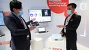 Kehadiran koneksi jaringan 5G menjadi kunci Bosch Indonesia untuk memantau penggunaan energi dan status perangkat pada gedung perkantoran, komersial, hingga manufaktur secara real time dengan Artificial Intelligence dan percepatan implementasi Industri 4.0 di Indonesia. (Liputan6.com/Fery Pradolo)