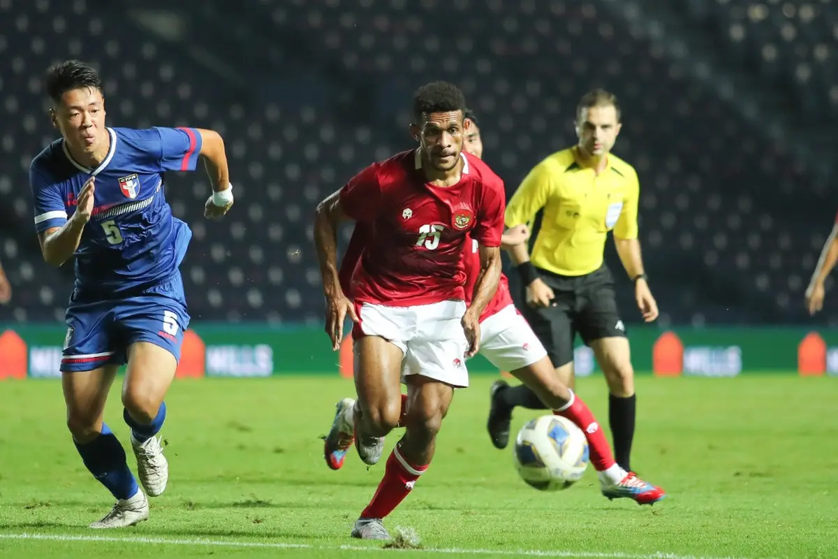 Gelandang Timnas Indonesia, Ricky Kambuaya.