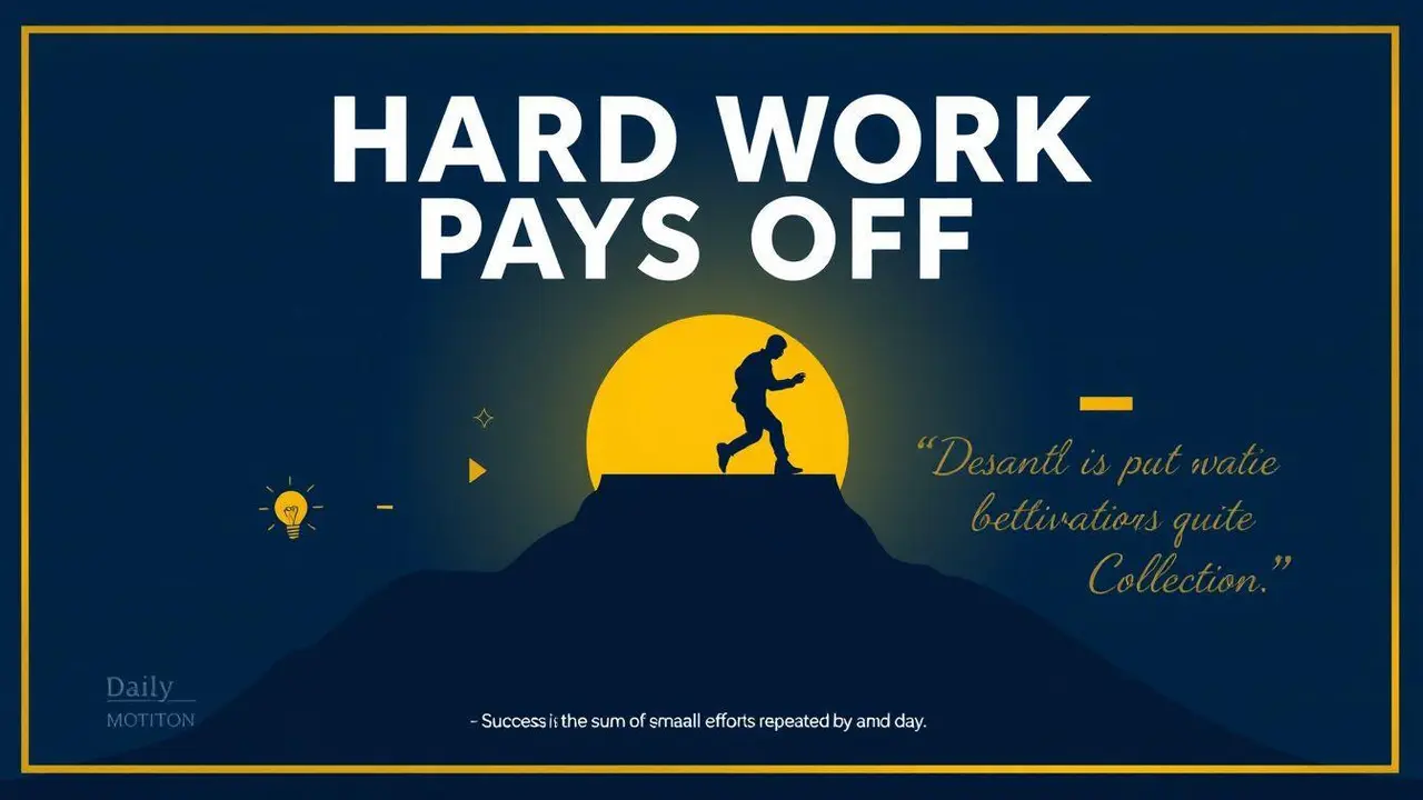 Hard Work Pays Off Quotes