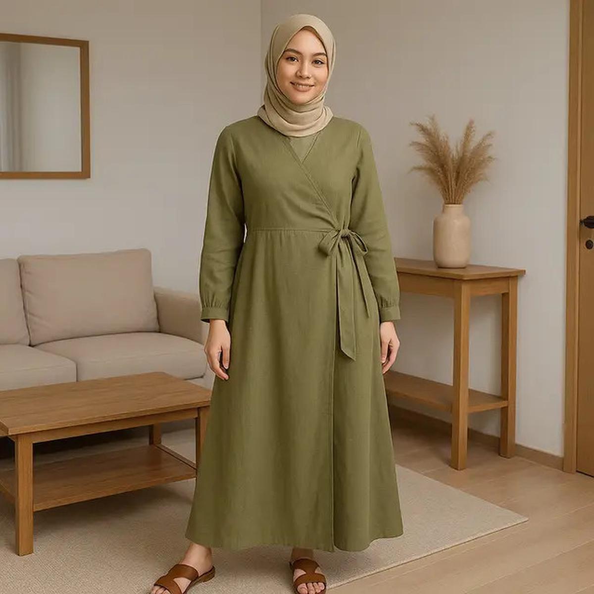 7 Model Gamis Katun Terbaru 2025, Tampil Stylish dan Tetap Nyaman Sepanjang Hari