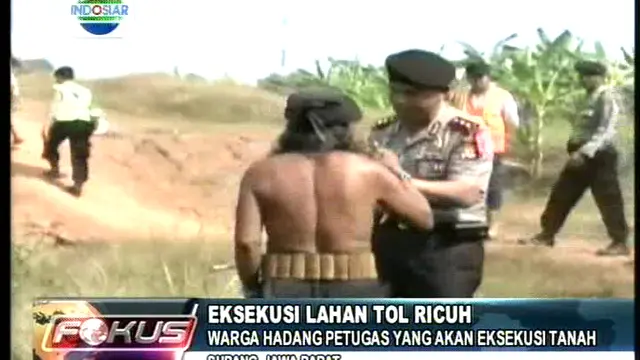 Eksekusi Lahan Tol Ricuh