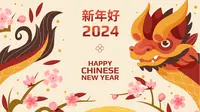 Ilustrasi Tahun Baru China, Imlek. (Image by pikisuperstar on Freepik)