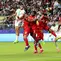 Aksi pemain Aljazair saat mengalahkan Yordania di Piala Dunia 2026 (AFP)