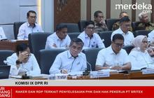 VIDEO: Wamenaker Langsung Garuk-Garuk Kepala Kena Semprot Irma DPR Soal PHK Sritex