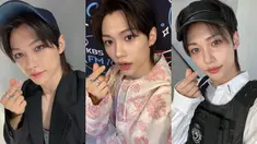 Lahir dengan nama Lee Yong Bok dan lebih dikenal dengan nama Felix ini merupakan seorang rapper dan main dancer di STRAY KIDS. Tak hanya tampan karena visualnya yang menawan, tetapi dengan suara berat yang Felix miliki saat nge-rap semakin menambah kuat auranya. Tebarkan kasih sayang, berikut 10 potret Felix STRAY KIDS saat berpose finger heart.&nbsp;(FOTO: instagram.com/leeee_felix/)