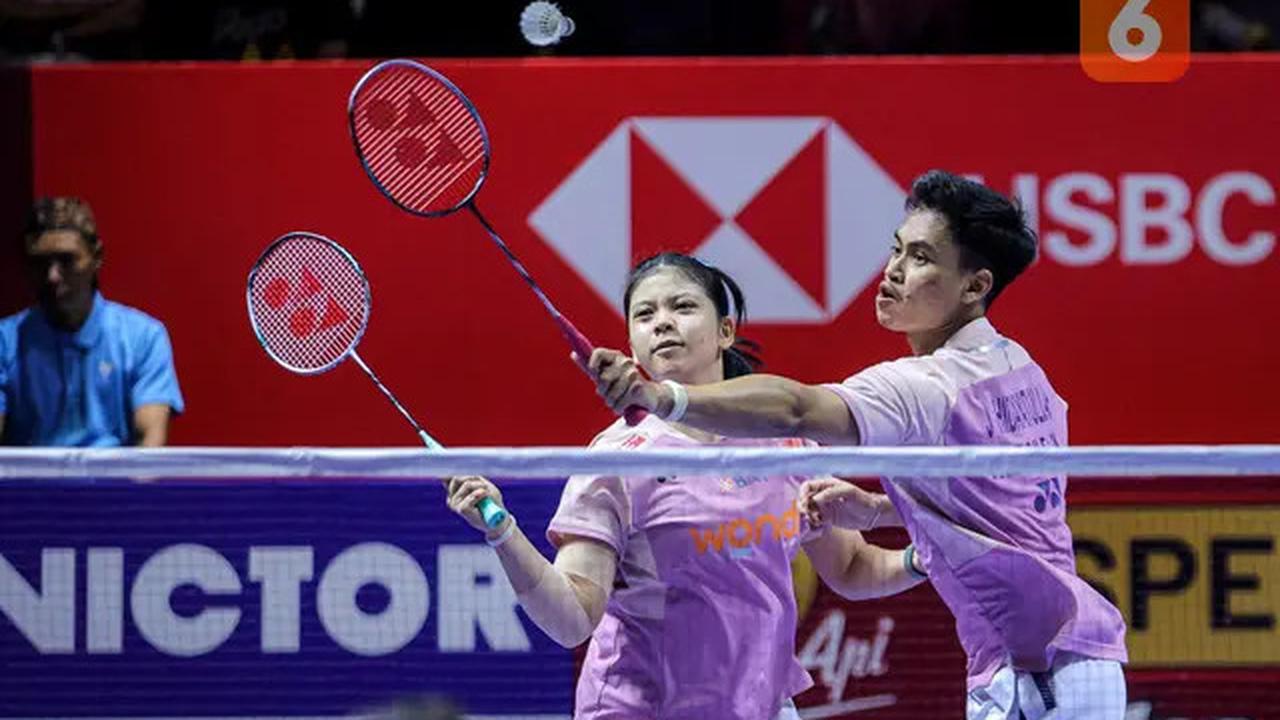 Foto: Debut Manis Felisha dan Jafar di Indonesia Open 2025, Menang Dua Gim Langsung