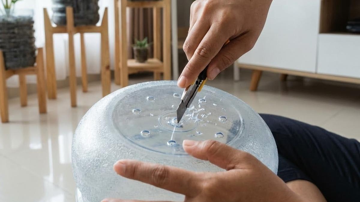 7 Cara Melubangi Galon Bekas Tanpa Pecah untuk Lubang Drainase, Anti Retak