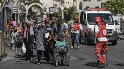 Pejabat kesehatan Palestina menyebutkan jumlah korban tewas Palestina dari serangan dua hari itu adalah 10. (AP Photo/Majdi Mohammed)