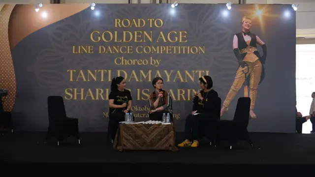 Tanti Damayanti di sela-sela acara yang berlangsung di Mal Alam Sutera, Tangerang, Minggu (22/10/2023).
