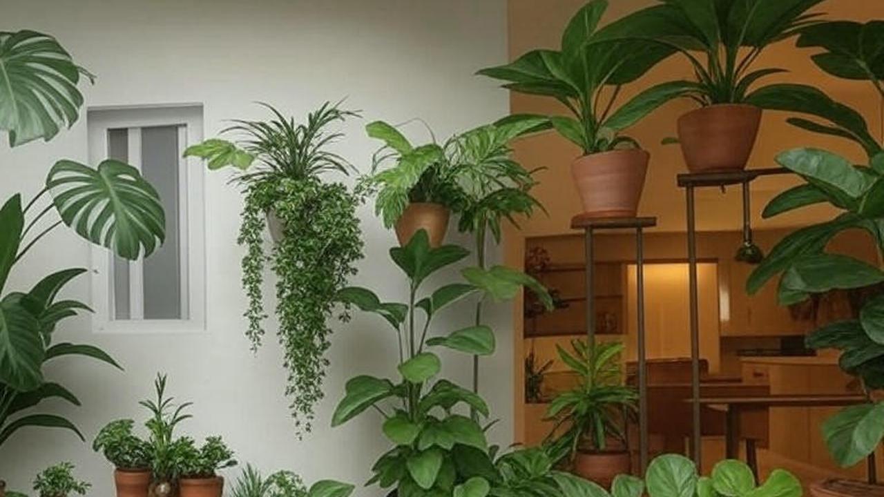 Taman inddor dekat dapur