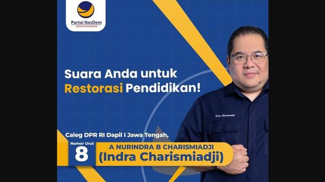 Juru Bicara Tim Nasional (Jubir Timnas) Pemenangan Anies Baswedan-Muhaimin Iskandar (AMIN) Indra Charismiadji ditangkap aparat kejaksaan.