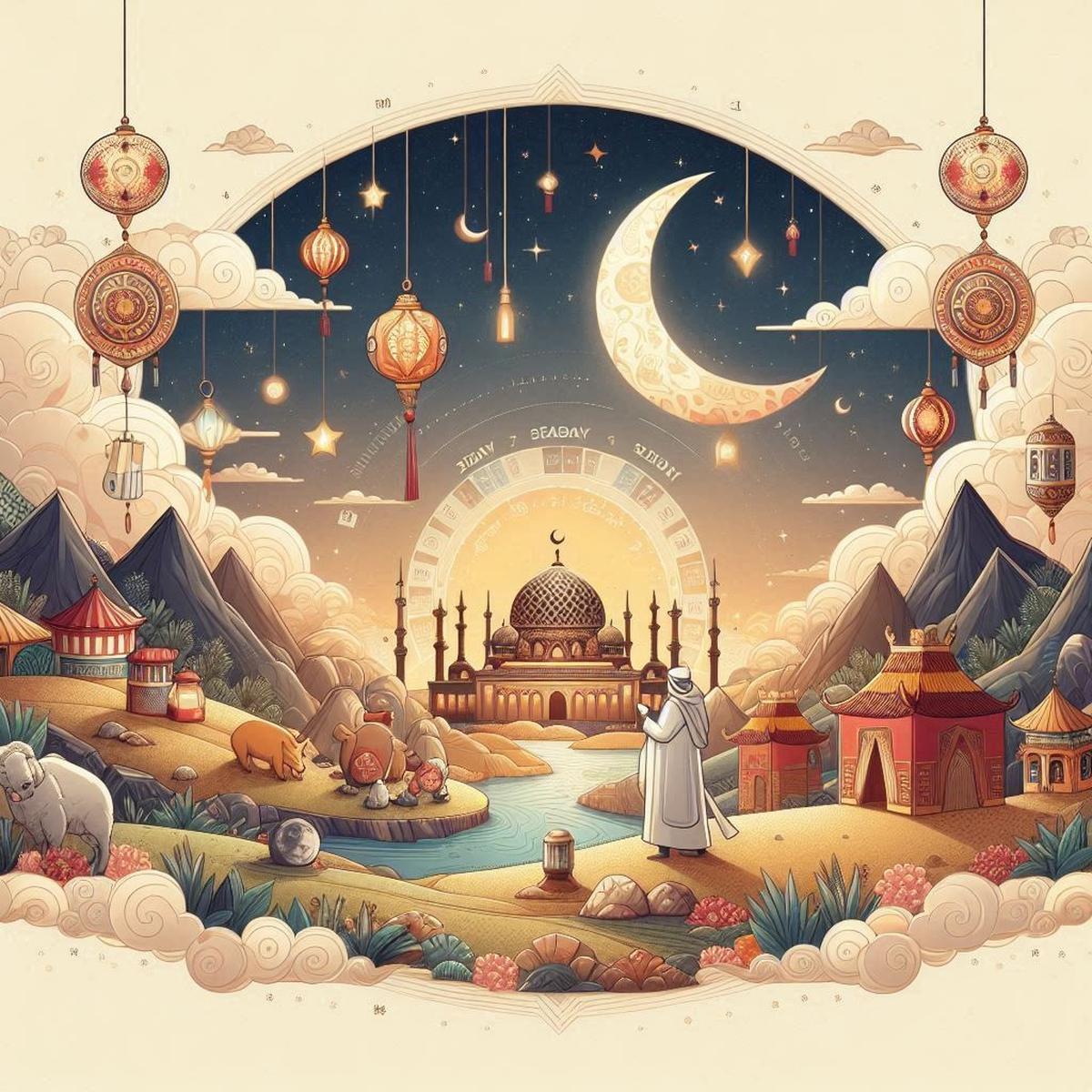 Ilustrasi Kalender Hijriyah
