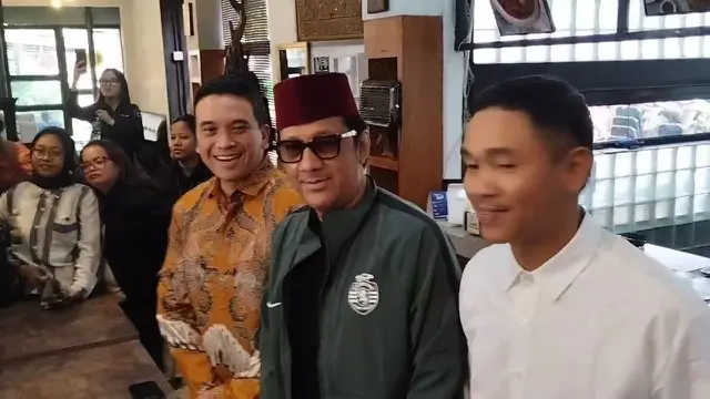 Andre Taulany saat menjelaskan ihwal perceraiannya dengan Rien Wartia